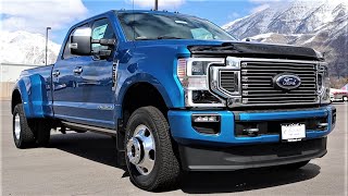 2021 Ford F350 Platinum Dually A Truck More Expensive Than Your First House [upl. by Rocher]