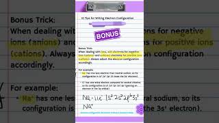 ELECTRON CONFIGURATION FOR AN ATOM VS AN ION electronconfiguration [upl. by Verne]