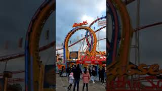 Worlds Largest Transportable Roller Coaster  Olympia Looping [upl. by Keslie702]