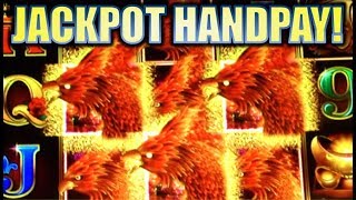 ★JACKPOT HANDPAY★ 😂 FINALLY GOLDEN PHOENIX Slot Machine Bonus Ainsworth [upl. by Ardin]