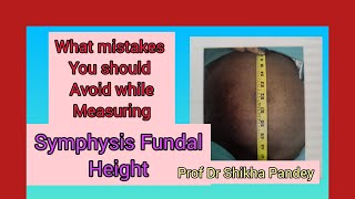 Obstetric Clinical ExaminationSymphysis fundal height How to measuresaisamarthgyneclasses [upl. by Layney]