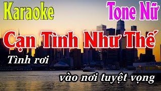 Cạn Tình Như Thế Karaoke Tone Nữ  Dm  Karaoke Lâm Organ  Beat Mới [upl. by Ytsur892]