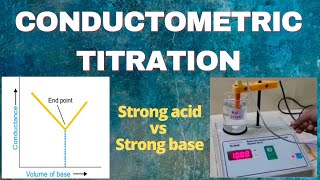 Conductometric Titration of Strong acid Vs Strong base  Calibration of Conductivity Meter RK Sir [upl. by Ahsenac390]