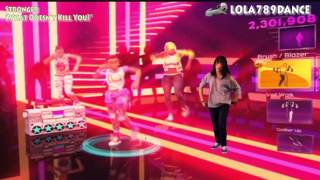 Dance central 3 Stronger on HardGold100 SPLITSCREEN [upl. by Nauqaj]