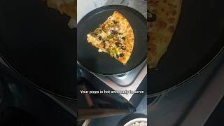 How to reheat PIZZA without MicrowavePIZZA reheat ಮಾಡುವುದು ಹೇಗೆ Microwave ಇಲ್ಲದೆ pizza short [upl. by Cordey]