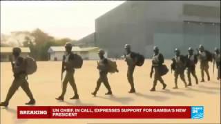 Gambia Senegalese troops have entered the country [upl. by Mitzi]