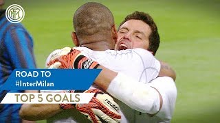 INTER vs MILAN  TOP 5 GOALS with Maicon Palacio Berti and more  ROAD TO  DerbyMilano [upl. by Atnahc501]