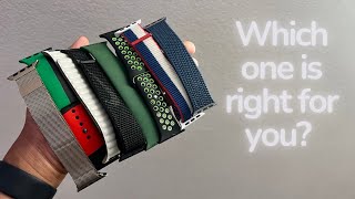 Reviewing EVERY Apple Watch band  Which one is right for you [upl. by Yllut]