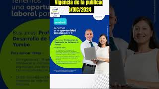 ✅ OFERTAS DE EMPLEO EN CALI HOY 🛑 shorts short Vacantes de empleo en Cali ⭐ [upl. by Ahseenyt]