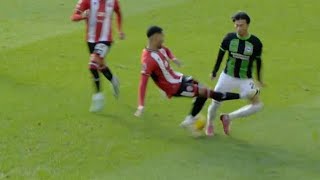 Mason Holgate red card vs Brighton v Sheffield United after red card tackle Kaoru Mason Holgate [upl. by Younger523]