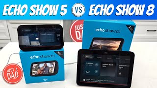 Echo Show 5 vs Echo Show 8 COMPARISON [upl. by Zohara]