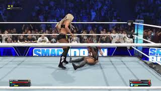 Becky lynch vs charlotte flair smackdown ep 14 [upl. by Chemarin]