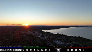 Sunset flight over East End Pembroke [upl. by Lenz]