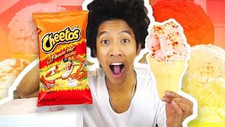 DIY HOT CHEETOS ICE CREAM [upl. by Varhol]