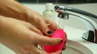 How To Use a Beautyblender Sponge  Beauty How To [upl. by Alexandra735]