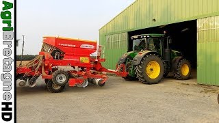 John deere 7250R amp Pottinger 4m aux Semis de Colza [upl. by Namielus4]