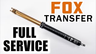 FOX Transfer Dropper Post Full Service Rebuild Guide for beginners 2021 model versions [upl. by Beera]