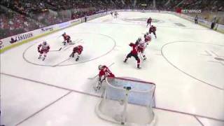 Johan Franzen nets 5 goals 2211 [upl. by Vada]