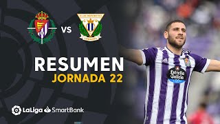 Resumen de Real Valladolid vs CD Leganés 10 [upl. by Lorrayne]