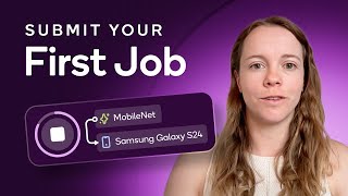 Qualcomm AI Hub Tutorial 2 Submitting your first job [upl. by Haron]