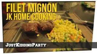 JK Home Cooking  Filet Mignon [upl. by Olwena]