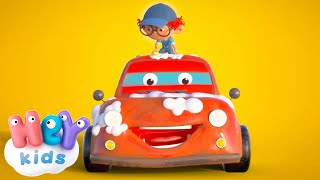 Le lavage de voiture 🚘 🫧 Splish splash  🫧  Chansons pour Enfants  HeyKids en Français [upl. by Eissoj]