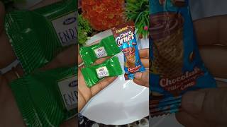 Choco Cornet Chocolate Cone  Enrich Toffee  Sugar Coated Candy Popsicleshortsicecreamshortvideo [upl. by Ratna]