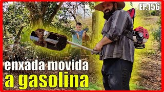 enxada a gasolina  enxada rotativa para roçadeira  ep156 [upl. by Erlin]