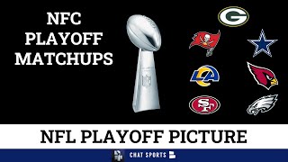 NFC Playoff Picture Wild Card Matchups SET Bracket Dates And Times For 2022 NFL Playoffs [upl. by Apps828]