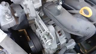 20142019 Toyota Corolla 18L Serpentine belt removal and adjustment instructions [upl. by Wyn]