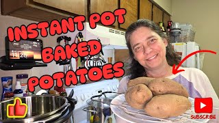 INSTANT POT BAKED POTATOES [upl. by Enylrac438]