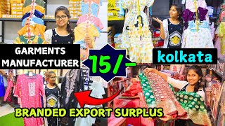 branded export surplus garment wholesaler in kolkata  biggest cloth wholesaler in west bengal [upl. by Aridan]