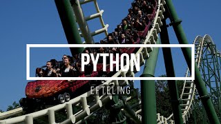 Python Front Row POV  Efteling Theme Park  MultiLooping Roller Coaster in the Netherlands [upl. by Nireil895]