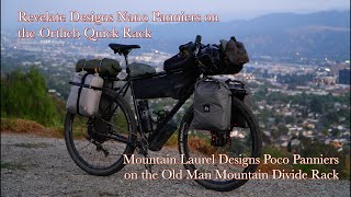 Revelate Designs Panniers on Orlieb QR  Mountain Laurel Designs Panniers  Old Man Mountain Divide [upl. by Solita]