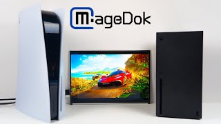 MageDok 16 inch Ultra Slim 4K OLED DCIP3 Gaming Monitor Unboxing  ASMR [upl. by Scuram]