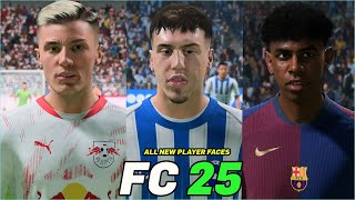 FC 25  ALL NEW PLAYER FACES [upl. by Reprah]