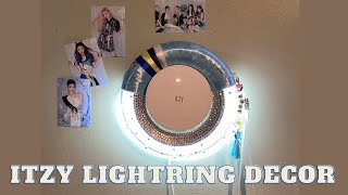 ITZY LIGHTSTICK UNBOXING DECORATING IT [upl. by Fachanan]