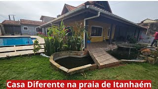 Casa Diferente na praia de Itanhaém em lote de 500 metros a 100 metros da praia [upl. by Boys]