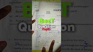 12th English Board Exam Moder Paper 2025 With Solution education4board boardexam2025 [upl. by Yeruoc]