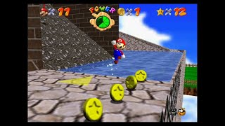 Super Mario 64 Switch  Whomps Fortress  Blast Away the Wall [upl. by Ashling428]