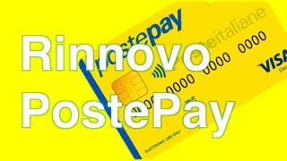 RINNOVO POSTEPAY  Come rinnovare la carta PostePay scaduta da casa [upl. by Araldo]