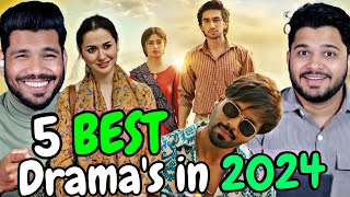 Indians react to 5 Blockbuster Pakistani Dramas in 2024 [upl. by Rosa980]