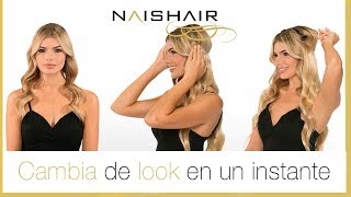 Como poner extensiones con hilo invisible [upl. by Braswell575]