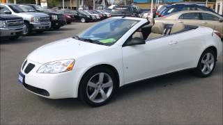 2008 Pontiac G6 Convertible 86382kmswmv [upl. by Lekram]