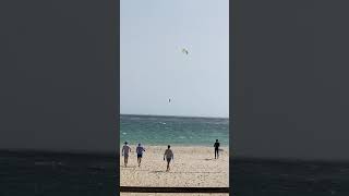 New record Kitesurf jump with 1 min hangtime FLYING [upl. by Yllaw]