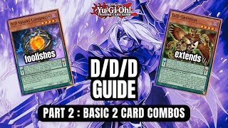 YuGiOh DDD Beginners Guide Part 2 Basic 2 Card Combos  Master Duel  TCG [upl. by Christian]