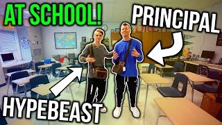 Turning my High School Principal into a Hypebeast 1000 Outfit [upl. by Limbert]