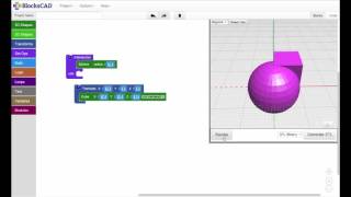 BlocksCAD Training Video Intersection [upl. by Moreen]