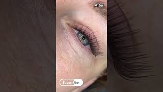 Lash Series L Curl Lashes lashes lashextensions beautyindustry [upl. by Madson]