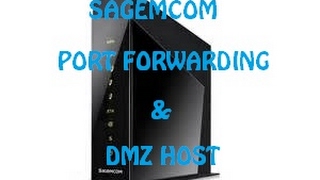 Sagemcom Ruter Port Forwarding amp DMZ Host tutorial HUN [upl. by Nnaylrebmik41]